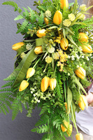 Żółta Energia, komplet dekoracji nagrobnych