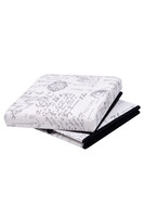 Retro, rozkładana pufa / siedzisko, wym.37x37x37cm