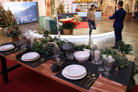 Bohemia Green, flowerbox z suszem, wys.42cm 