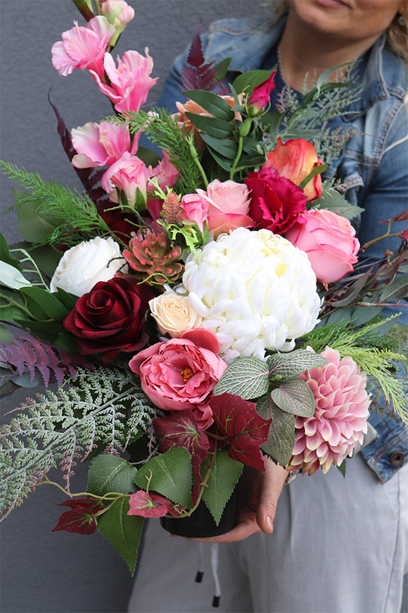 Valentina, bukiet nagrobny we wkładzie