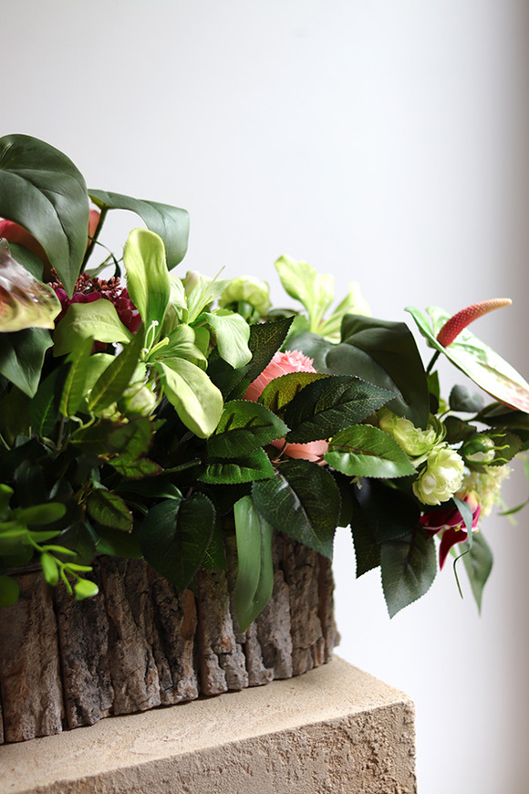 Leddenia, dekoracja nagrobna w skrzynce, wym.80x32x35cm