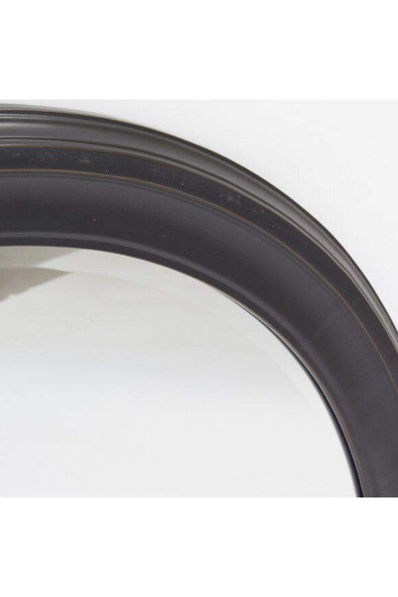 Siempre Rondo A, lustro okrągłe w czarnej ramie