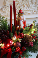 Szykujemy Święta LED, adwentowy stroik z dziadkiem w pucharze