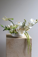 Wedding Day, kompozycja kwiatowa w misie