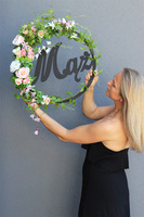 Berano, koło kwiatowe z napisem, kpl.2szt, Mąż i Żona 