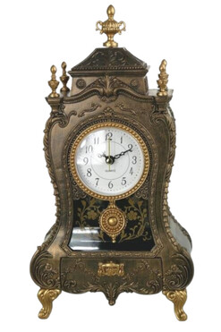 Clock, pozytywka - zegar stojący, wym.32x17x9cm