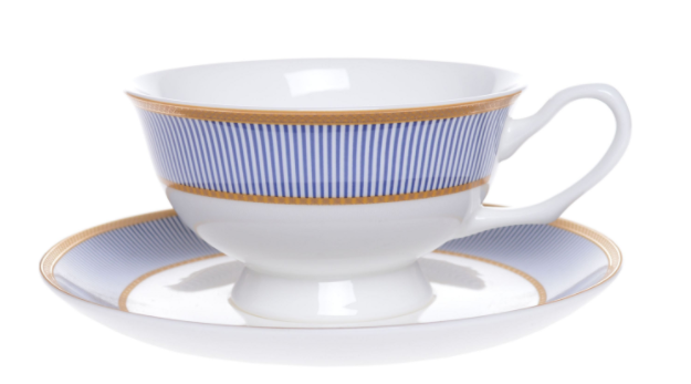  komplet obiadowy dla 6 osób, 30elementów, Delia Gold&Blue