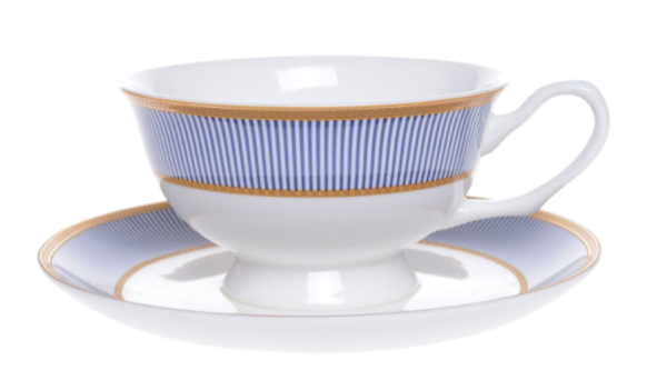  komplet obiadowy dla 6 osób, 30elementów, Delia Gold&Blue