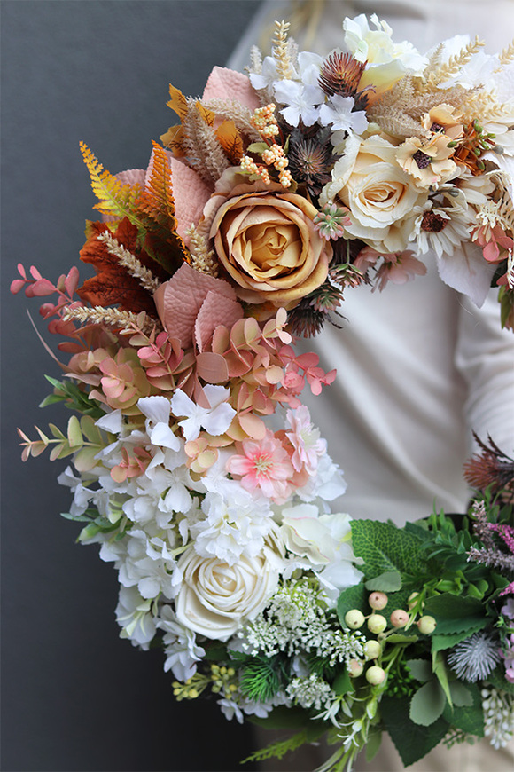 Vivaldi, dekoracyjny wianek na drzwi