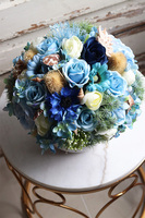 kompozycja marynistyczna z muszlami, Moko Oceania White, wym.29x22cm 