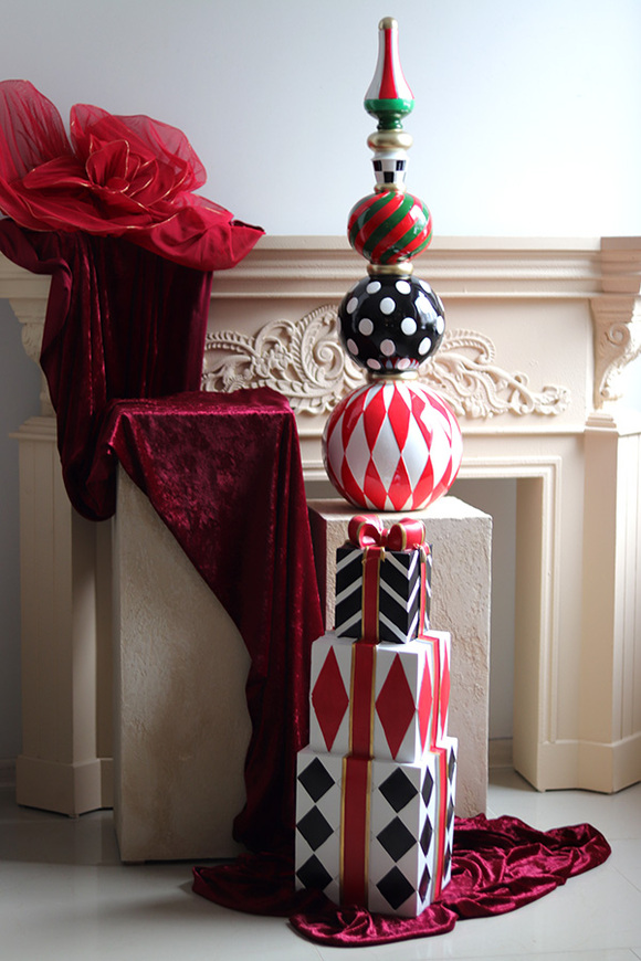 Xmas Ball, figurka świąteczna prezenty	