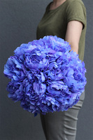 Peonie Blue Moon, bukiet sztucznych kwiatów