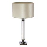 Tubo Slim, lampa stołowa, abażur biały walec, wys.70m