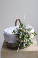 Easter Basket, dekorowany koszyczek wielkanocny, wys.22cm 