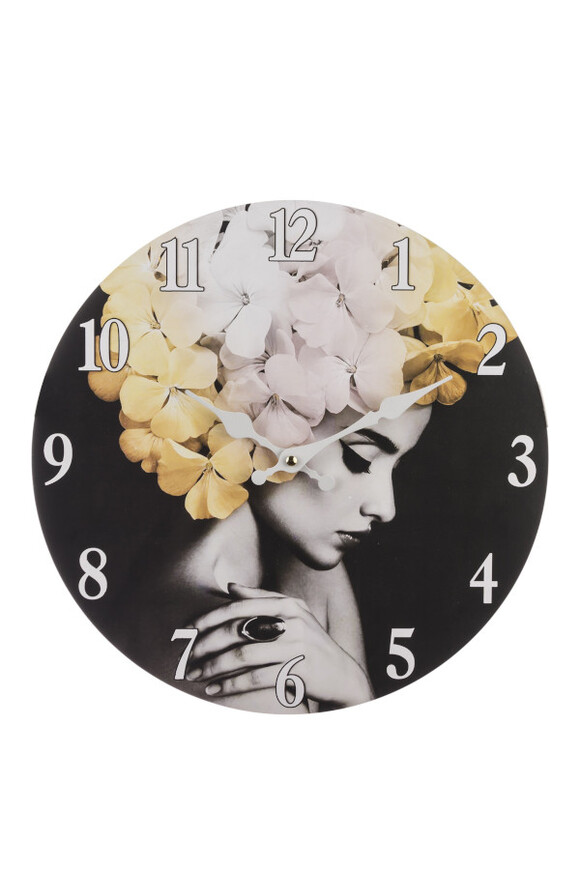 Madame Fleur stylowy zegar ścienny