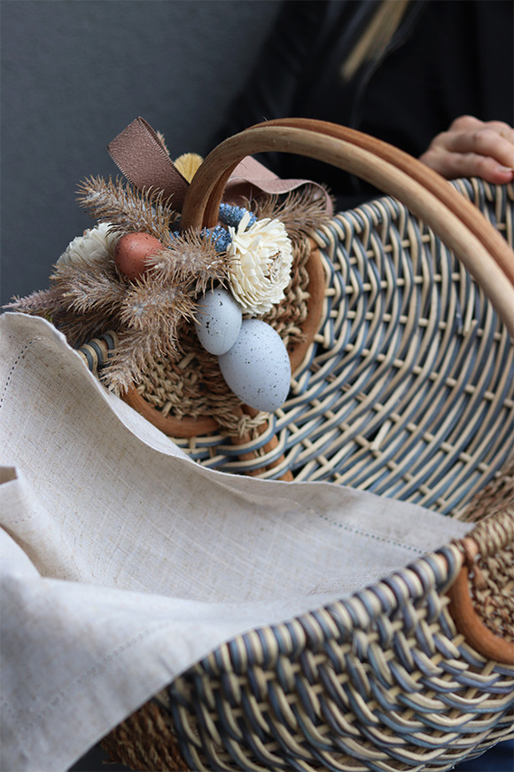 Bazaar Teresa, dekorowany koszyczek wielkanocny