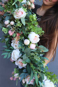 Eligia Hederra, girlanda kwiatowa, dł.210cm 