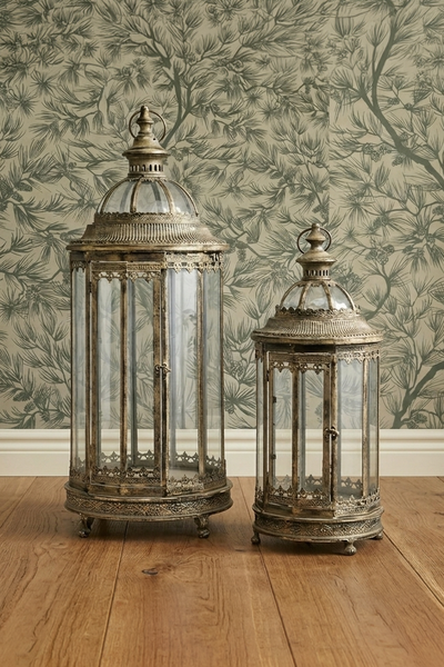 Evita, metalowy lampion latarenka