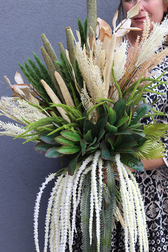 Novembi, bukiet dekoracyjny z suszem boho, wys.93cm