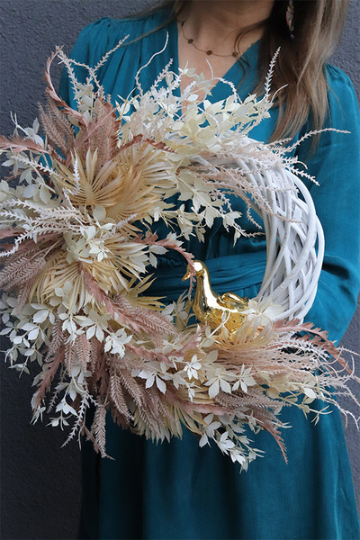 Złota Gęś, wielkanocny wianek z gąską