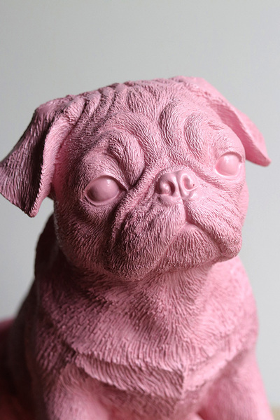 Dog in the Fog, figurka pies mops