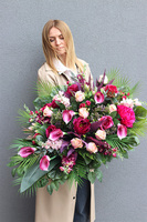 Derenate, wiśniowa wiązanka nagrobna