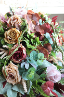 Boston Beige New, beżowa wiązanka nagrobna, dł.95cm