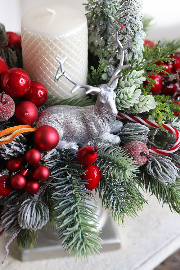 Leśny Poranek, adwentowy stroik na nodze