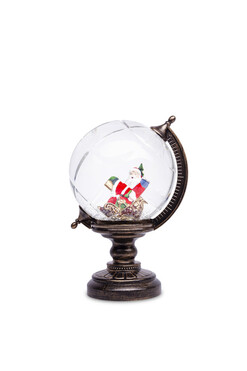 Xmas Globe B, świąteczna pozytywka lampion LED, wym.25x17x15cm