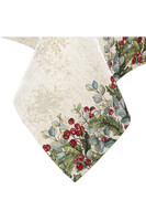 Gwiazda Betlejemska świąteczny obrus gobelinowy	