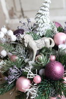 Grenta Velvet, flowerbox świąteczny z konikiem