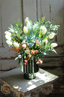 Hedina, bukiet z tulipanami, wys.43cm