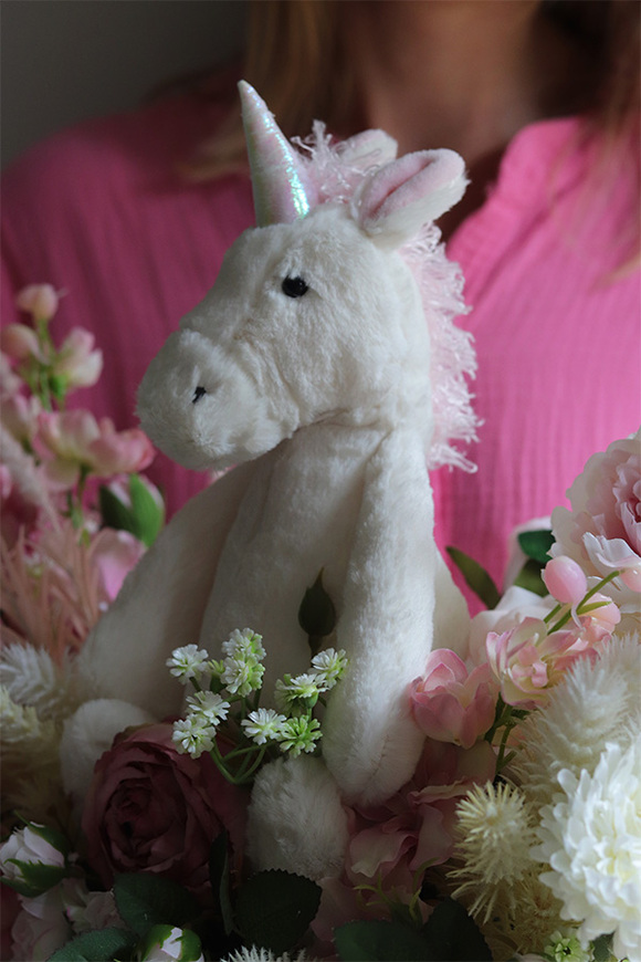 Birthday Party Jednorożec, flowerbox prezentowy