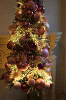 Pink Decoration ChristmasTree, świąteczna choinka LED