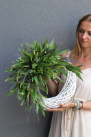 Green Place, asymetryczny zielony wianek