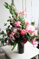 Refratia, komplet dekoracji nagrobnych, bukiet + wieniec