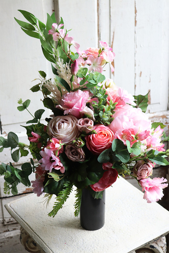 Refratia, komplet dekoracji nagrobnych, bukiet + wieniec