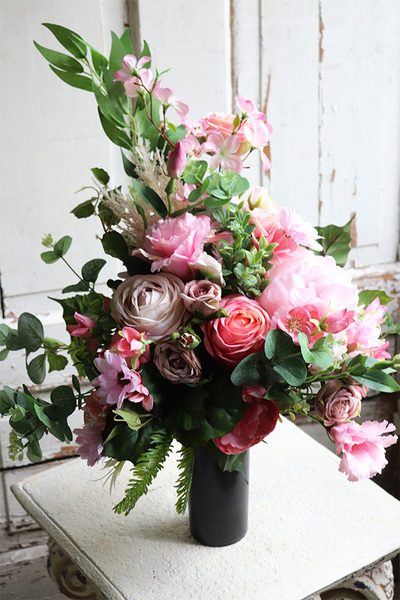 Refratia, komplet dekoracji nagrobnych, bukiet + wieniec