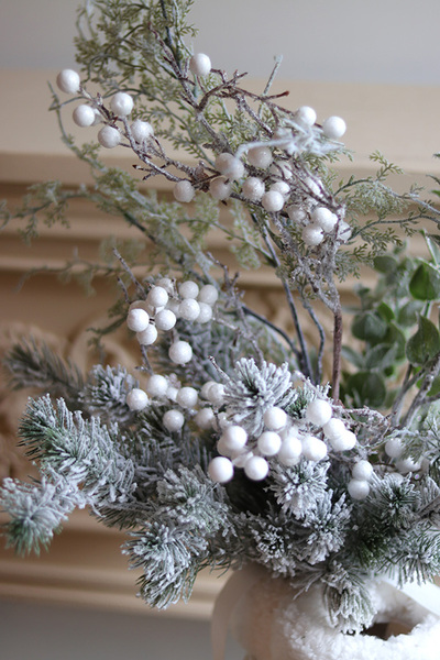 Mroźne Łyżwy, świąteczny stroik w łyżwach