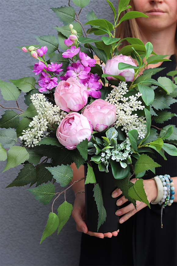 bukiet nagrobny we wkładzie