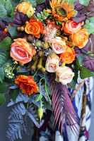 Angelo Jesienny 2, bukiet nagrobny we wkładzie