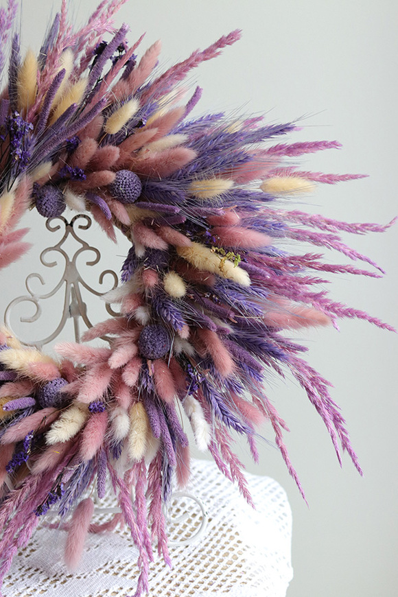 Easter Homey, dekoracyjny wianek z suszem