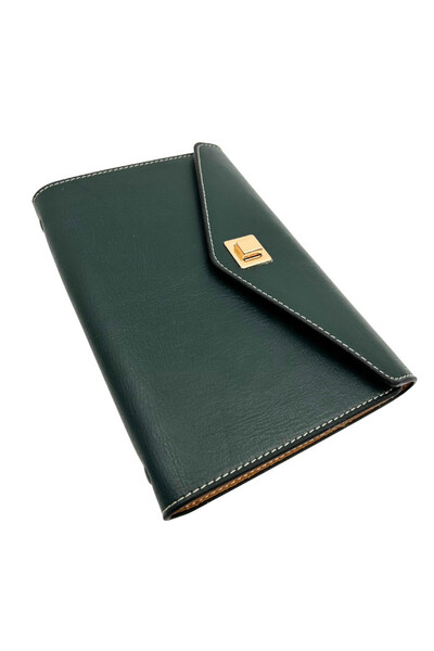 Emerald, skórzany notes, zestaw prezentowy