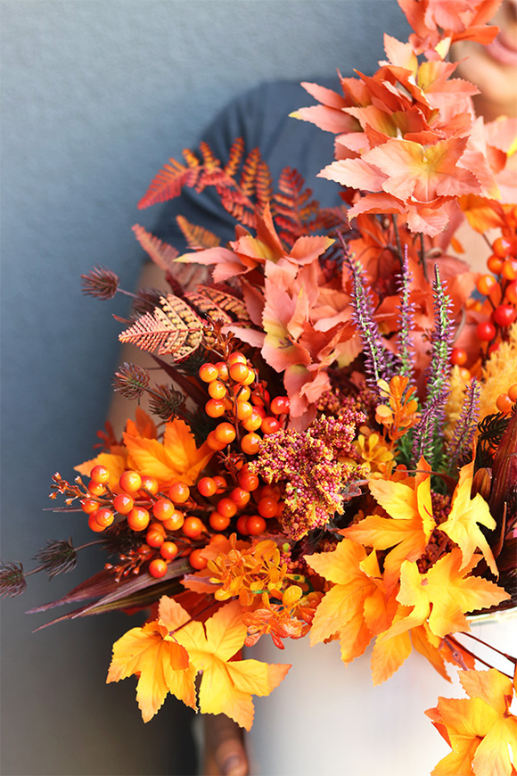 Autumno Figaro, jesienna kompozycja w naczyniu