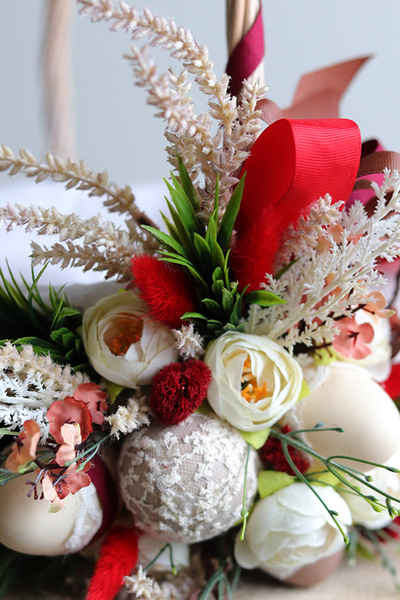 Kujawiaczek, dekorowany koszyczek wielkanocny