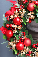 Alice Wonderland, świąteczny wianek dekoracyjny