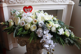 Helenna Kochanej Babci, zimowa wiązanka nagrobna, dł.90cm