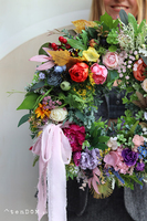 Powitanie Jesieni, dekoracyjny jesienny wianek