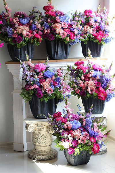 Fioletowe Wspomnienia 2, nowoczesna kompozycja nagrobna