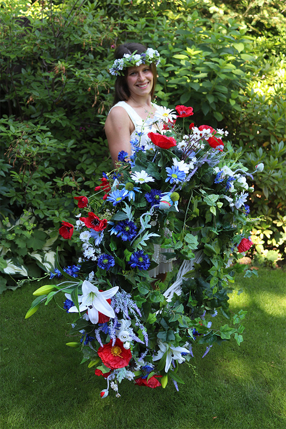 Mazowsze, ogromny wianek sufitowy